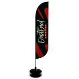 2.4m Bold Flag - Double Sided