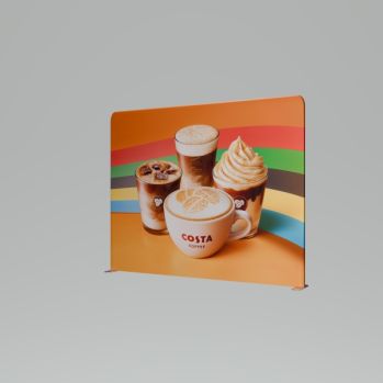 3m Soft Touch Straight Fabric Display - Single Sided