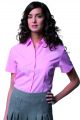 Promotional Russell Ladies Short Sleeve Poplin Shirt