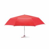Branded 21” Telescopic Folding Umbrella