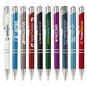 Promotional 360 Engraved Crosby Shiny Ballpen 