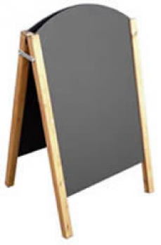 A1 Rounded Top Chalkboard