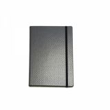 Branded A5 Casebound Notebook with Carbon Fibre Effect 