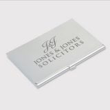 Branded Aluminium Business Card Holder