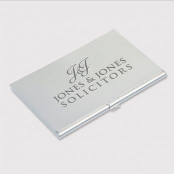 Branded Aluminium Business Card Holder