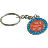 Bespoke Stamped Soft Enamel Keyring