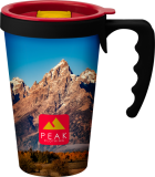Branded Full Colour Universal Handle Travel Mug