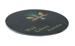 Branded Slate Coaster - Round