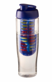 Branded Tempo Sports Bottle with Fruit Infuser & Flip Lid