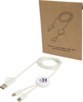 Citala 5-in-1 recycled plastic 150 cm data & 27W fast charge