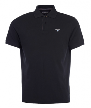 Custom Embroidered Barbour, Men's Tartan Pique polo