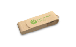 ECO FRIENDLY Recycled Paper 2GB Twister USB Memory Stick