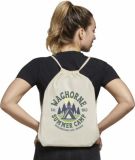 Promotional Natural Oregon Cotton Drawstring Backpack