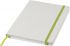 Express promotional Spectrum A5 White Notebook with Coloured Str