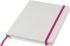 Express promotional Spectrum A5 White Notebook with Coloured Str