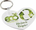 Express Promotional Tait Heart-Shaped Recycled Keychain