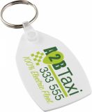 Express Promotional Tait Rectangular-Shaped Recycled Keychain