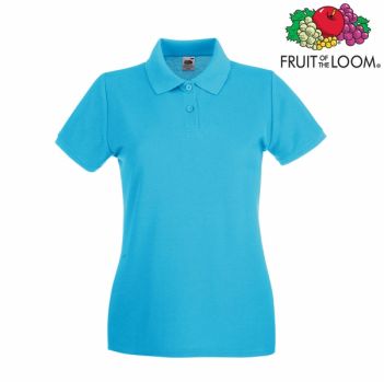 Fruit of the Loom Branded Lady-fit Premium Polo