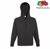 Fruit of the Loom Lightweight Zipped hooded sweatshirt