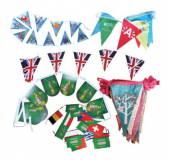 Promotional A5 Triangular Showerproof Biodegradable Bunting 10m