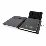 Promo Kyoto A5 Portfolio with notebook and integrated wireless c