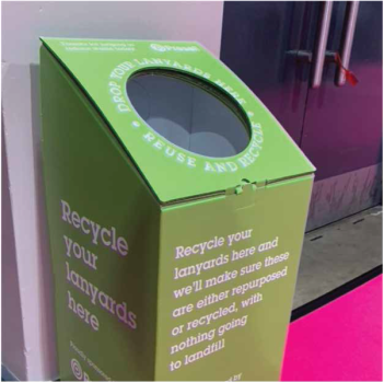 Lanyard Recycling Bin