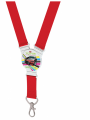 Promotional Lanyard with Full Colour Round Disc