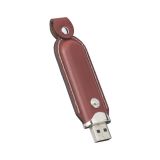 Customized Leather Clip USB Memory Stick