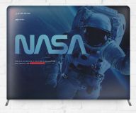 Promotional Soft Touch Straight Fabric Display - 3m