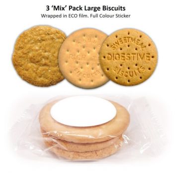 Promotional Biscuits - 3 Pack Large