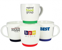 Promotional Paris Rubber Based Mug