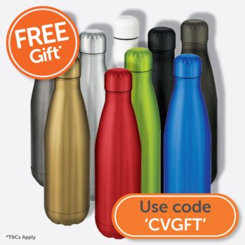 Personalised Cove 500ml Insulated Stainless Steel Bottle