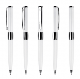 Personalised Image White Line Ballpen