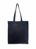 Printed 10oz Premium Black Cotton Shopper Bag