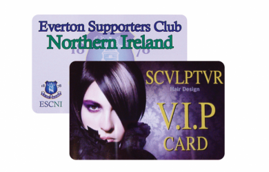 Printed Plastic Membership Credit Card