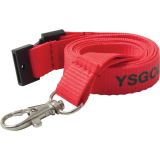 Promotional 15mm Flat Polyester Lanyard