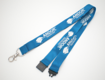 Promotional 20mm Flat Poly Lanyard 