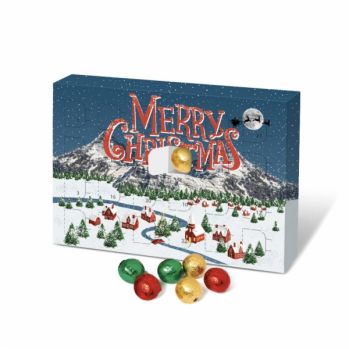 Promotional A5 Eco Chocolate Balls Advent Calendar