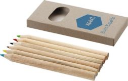 Promotional Ayo 6 Piece Coloured Pencil Set
