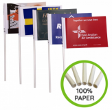Promotional Biodegradable Hand Waver Flags