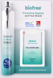 Promotional BioFree Contour Pen & Sanitiser Duo