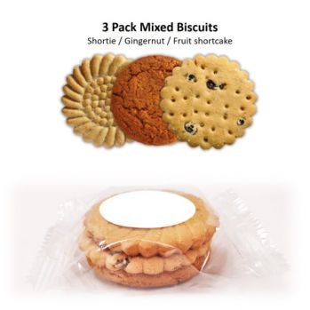 Promotional Biscuits - 3 Pack Small