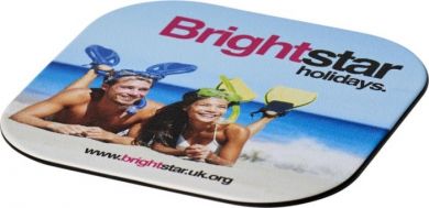 Promotional Brite-Mat Square Coaster