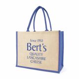 Promotional Chow Coloured Jute Shopper Bag