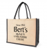 Promotional Chow Coloured Jute Shopper Bag