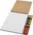 Promotional Doodle A5 Spiral Soft Cover Notebook And Crayon Set 