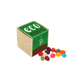 Promotional Eco Kraft Cube - 50g Jelly Bean Factory