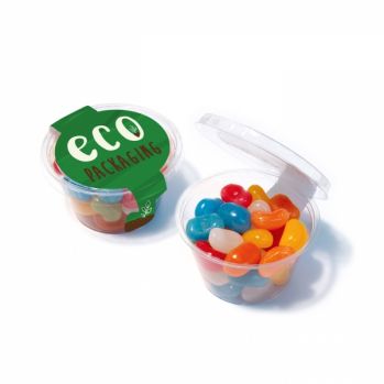 Promotional Eco Maxi Pot of Jolly Beans