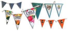 Promotional Triangular Indoor Bunting - 10m