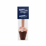 Promotional  Eco info card - Hot Choc on a Spoon with Marshmallo